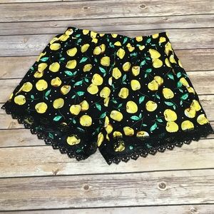 Yellow Cherry Shorts